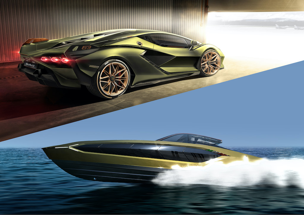 The Italian Sea Group has teamed up with Lamborghini to create a powerful and luxurious yacht