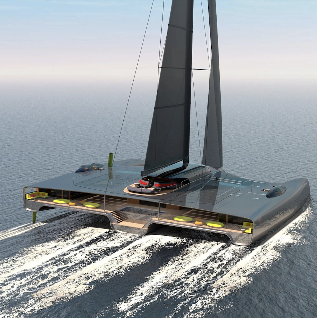 Domus: the first zero carbon emission superyacht trimaran