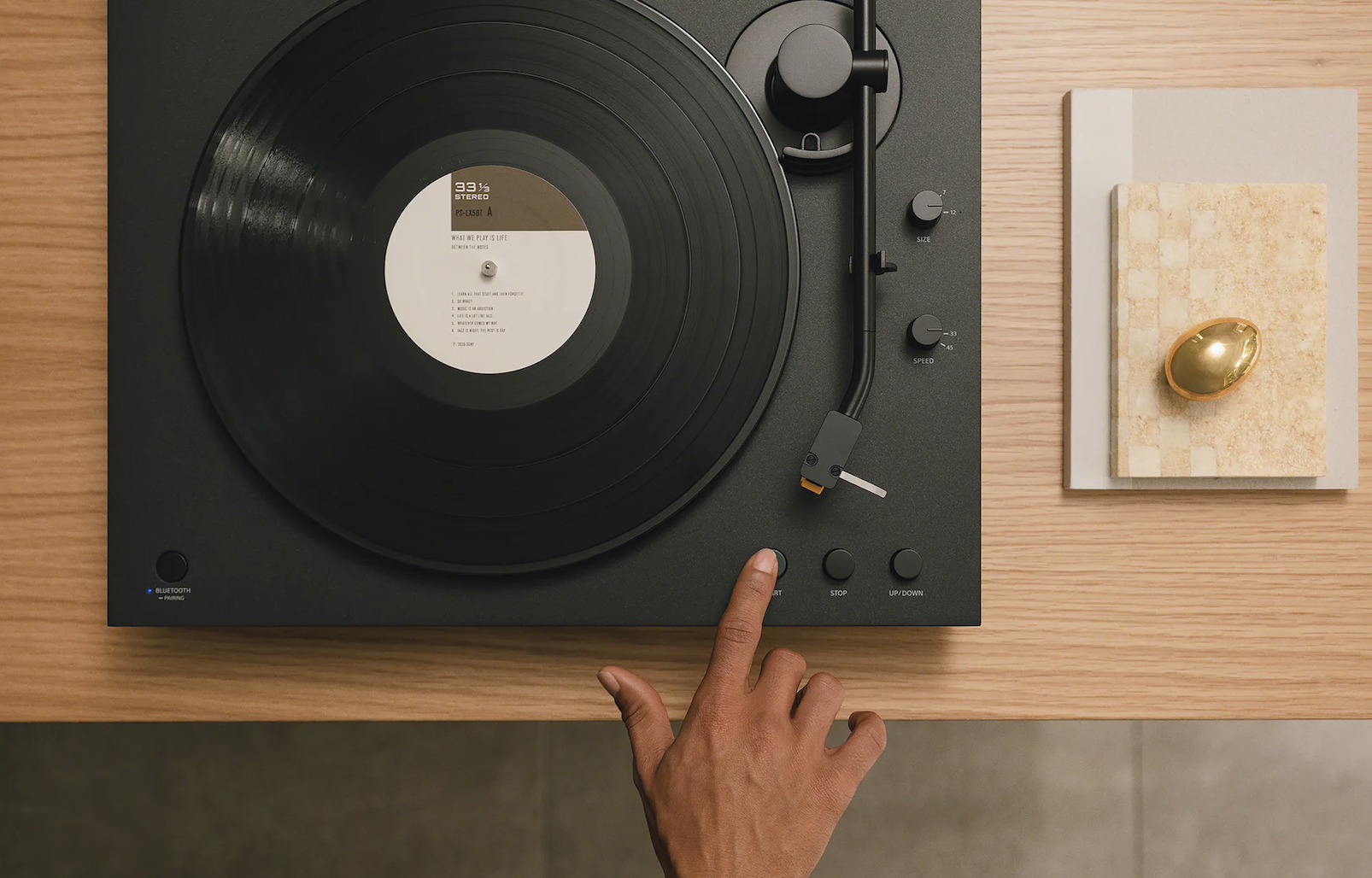 Sony Vinyl Turntable in the Evening Routine